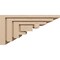 Ekena Millwork 10"W x 20"D x 10"H Wide Landon Rough Cedar Woodgrain TimberThane Corbel, Primed Tan CORUR10X20X10LANRCPR - alternate 4